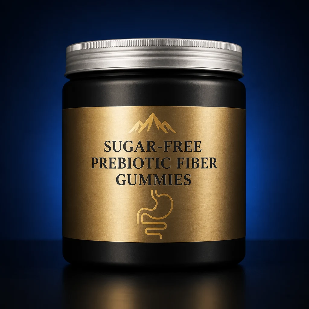 Sugar-Free Prebiotic FOS & Inulin Gut Health Gummies