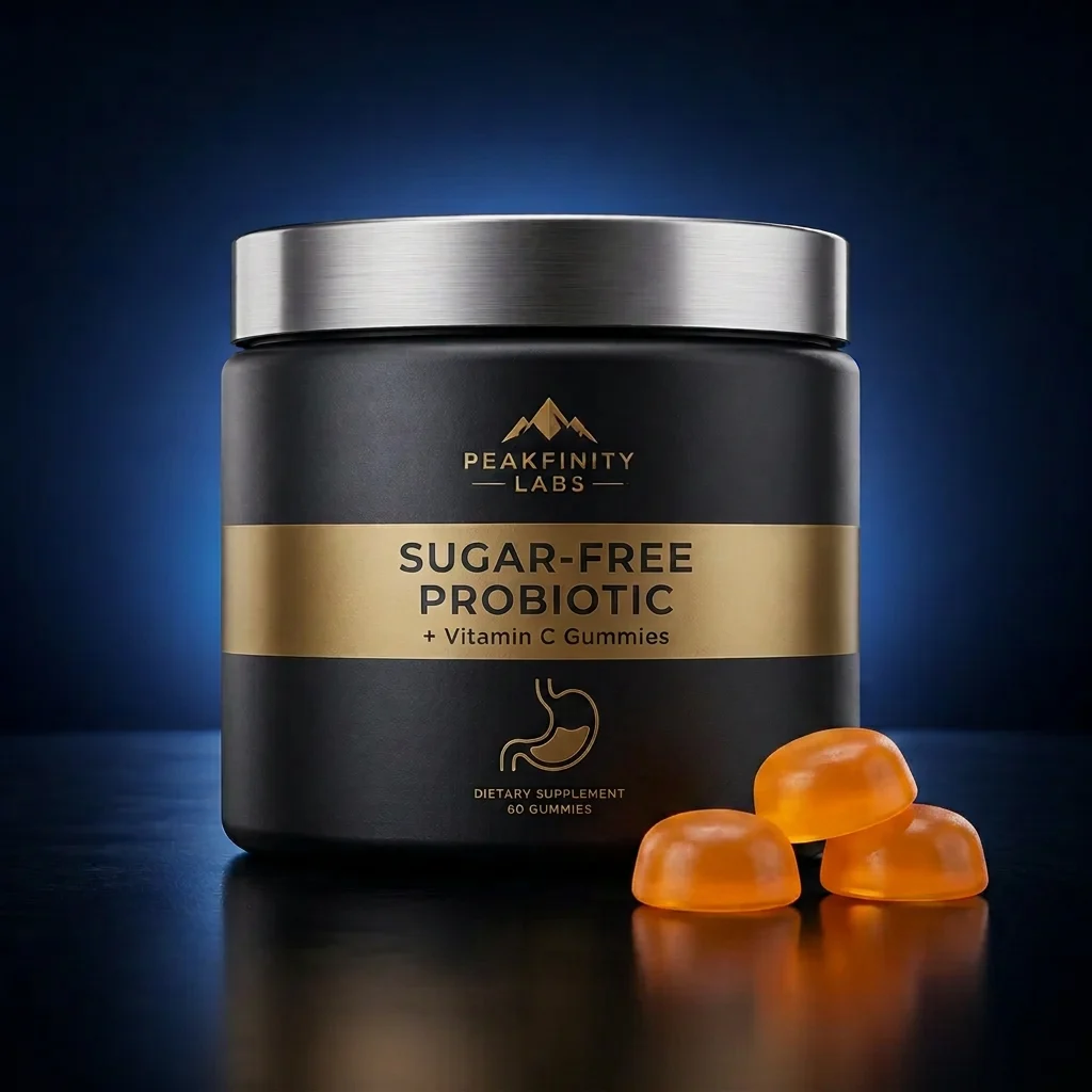 Sugar-Free Probiotic & Vitamin C Gummies - Raspberry Watermelon