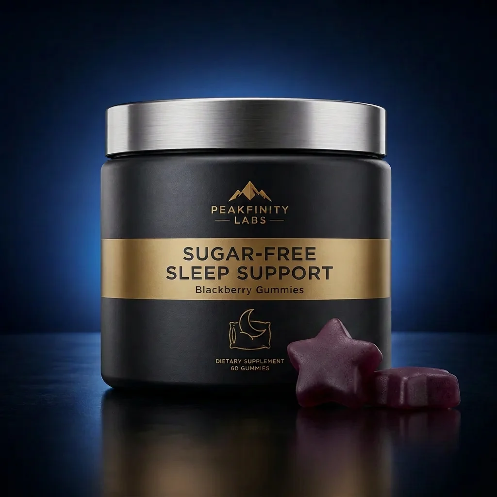 Sugar-Free Sleep Support Gummies - Blackberry Flavor