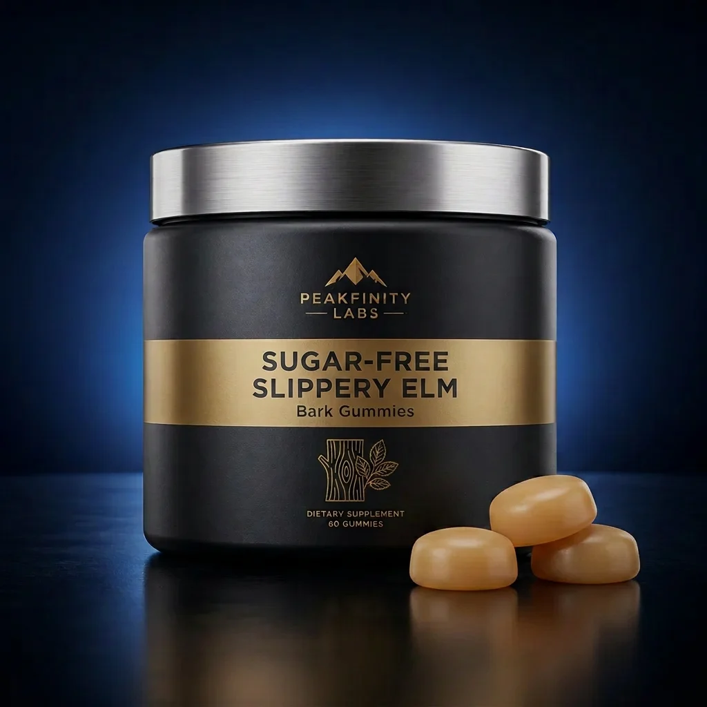 Sugar-Free Slippery Elm Bark Soothing Gummies
