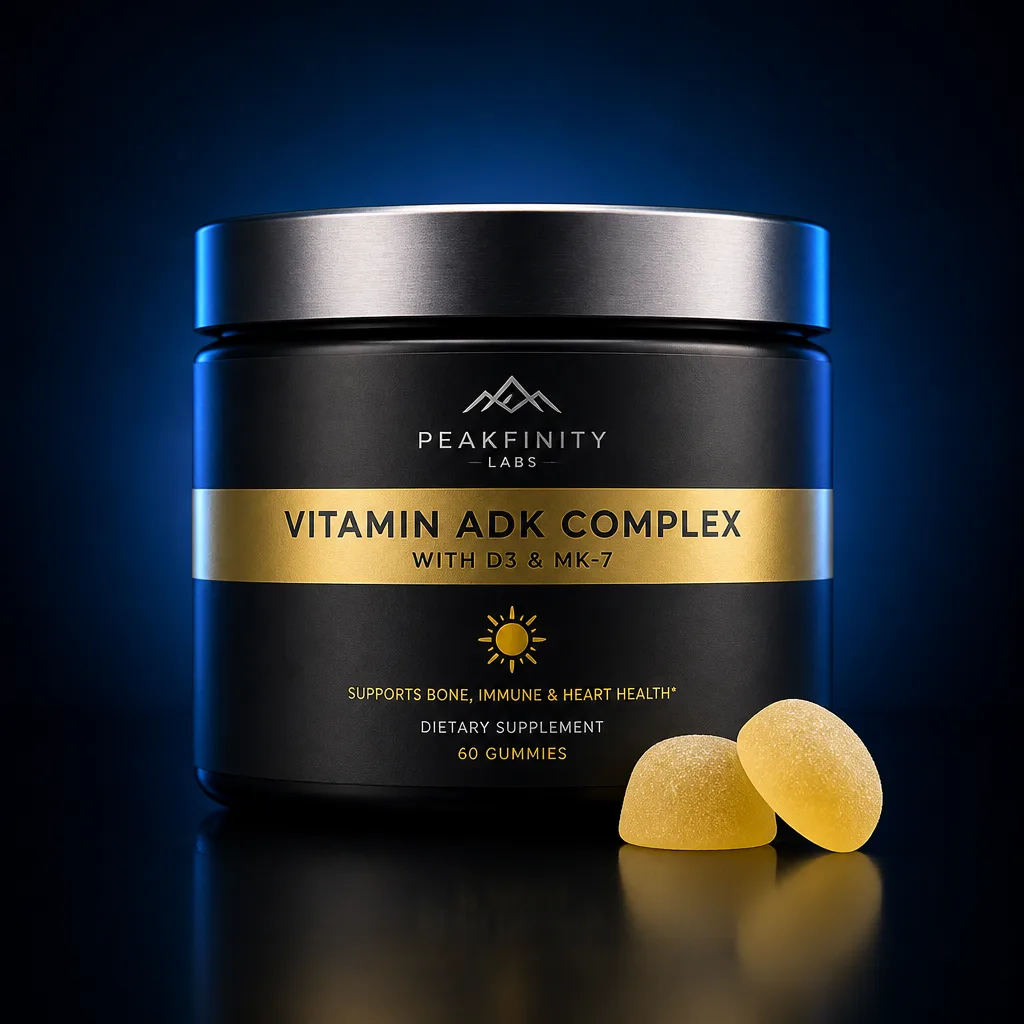 Vitamin ADK Complex Support Gummies with D3 & MK-7
