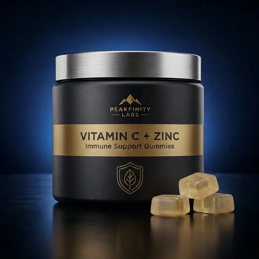 Vitamin C and Zinc Citrate Immune Support Gummies