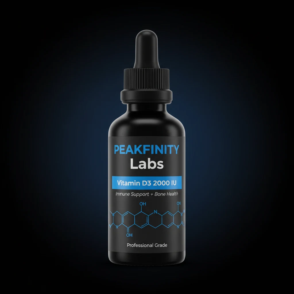 Vitamin D3 2000 IU Liquid Drops - Unflavored