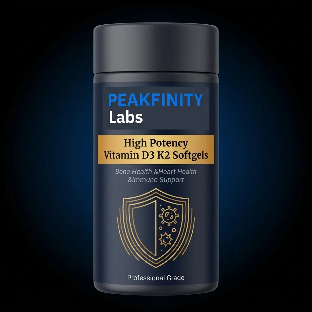 High Potency Vitamin D3 K2 Softgels