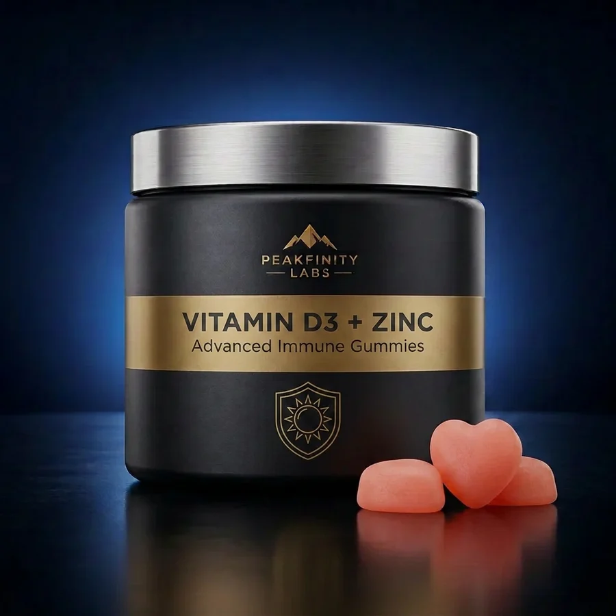 Vitamin D3 and Zinc Citrate Advanced Immune Gummies