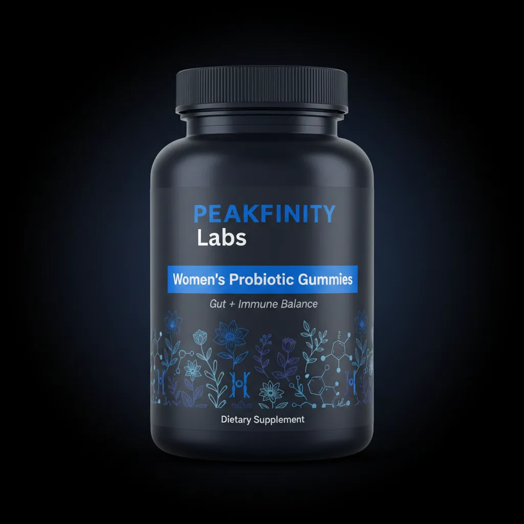 Women's Probiotic Gummies with Prebiotics — front label