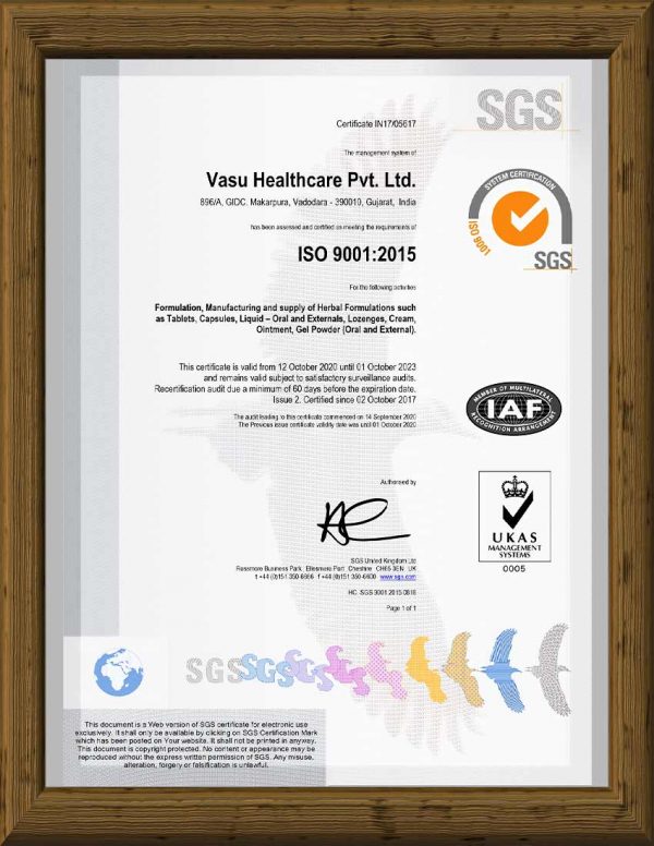 ISO 9001:2015 - Manufacturing